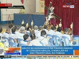 NTG:   Grupo ng kababaihan sa Mandaluyong City, sinimulan na ang tradisyunal na Pabasa