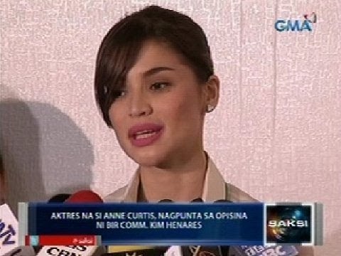 BIR, tikom ang bibig kung bakit nagpunta si Anne Curtis sa opisina ni Comm. Kim Henares