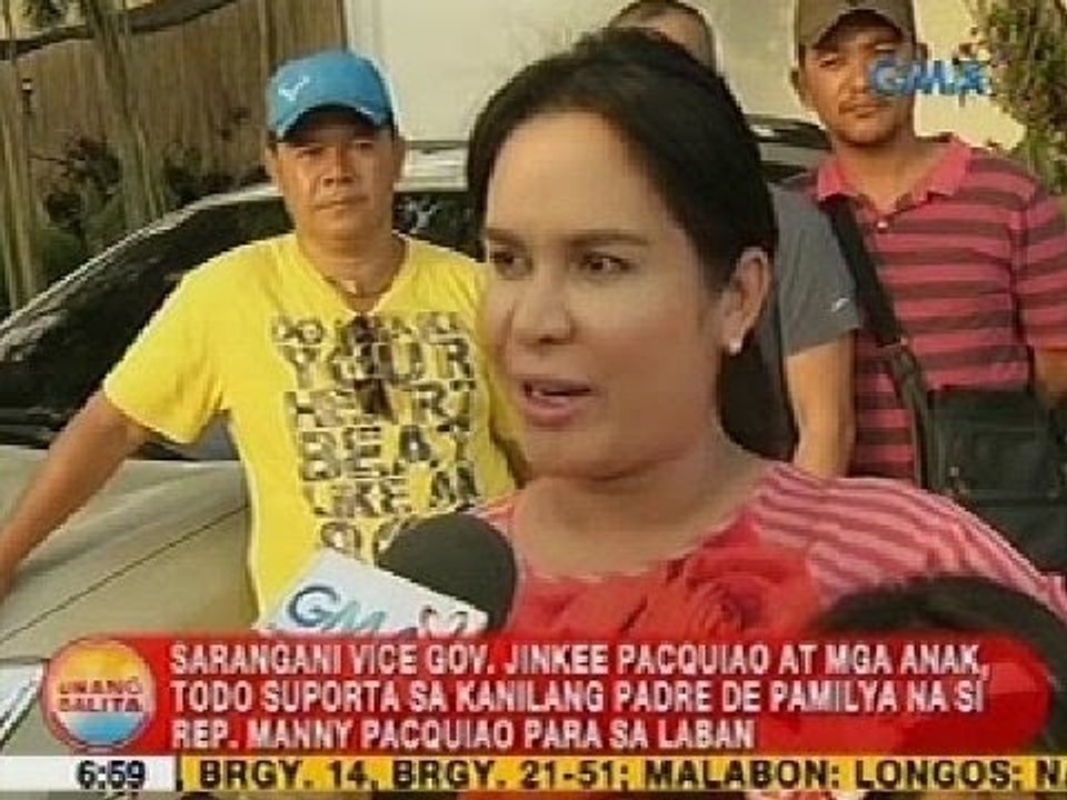 UB: Jinkee at mga anak, todo suporta kay Manny para sa laban