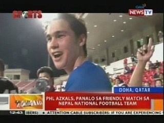 PHL Azkals, panalo sa friendly match sa Nepal National Football team