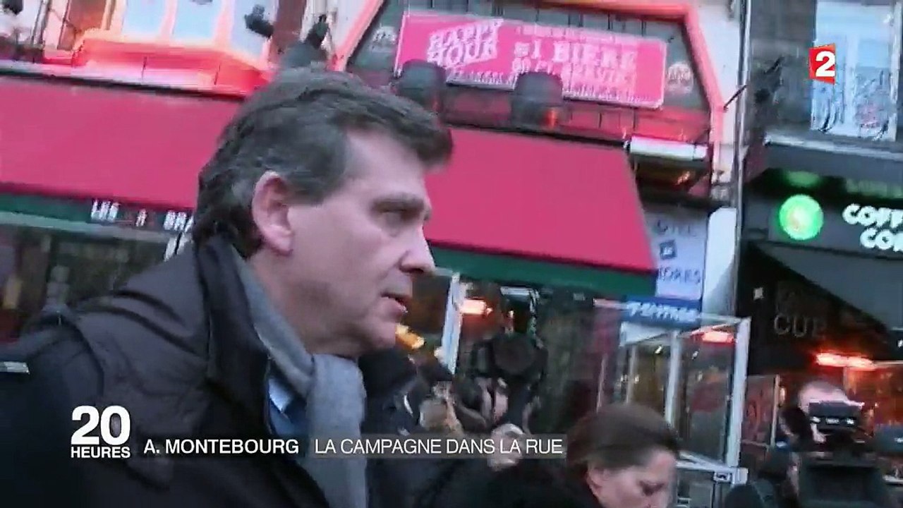 Primaire de la gauche : Arnaud Montebourg fait campagne dans la rue