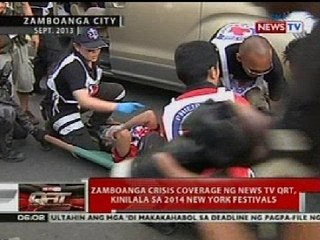 Zamboanga crisis coverage ng News TV QRT, kinilala sa 2014 New York Festivals