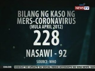 Isang Pilipinong health worker sa UAE, kumpirmadong namatay dahil sa MERS-coronavirus