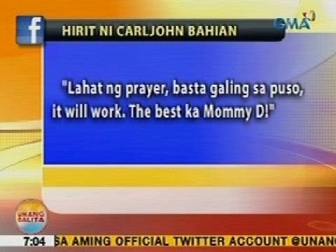 UB: Netizens, patuloy ang komento sa pagdarasal ni Mommy D. habang lumalaban si Pacman