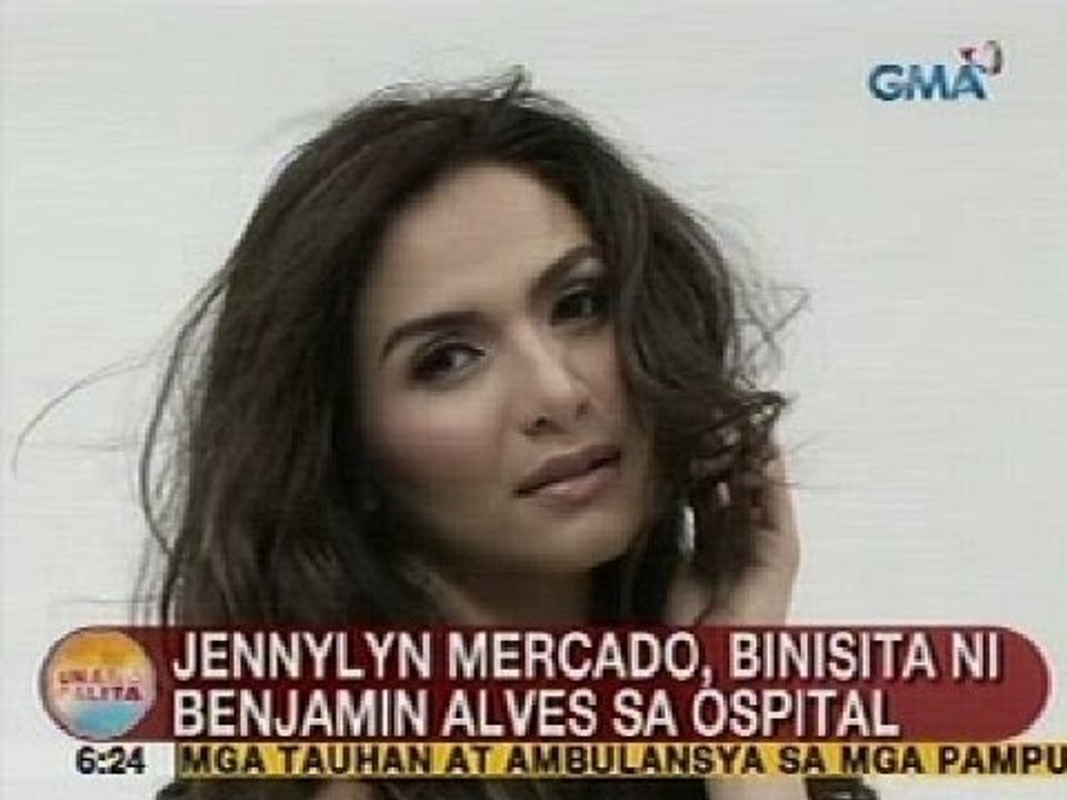 UB: Jennylyn Mercado, binisita ni Benjamin Alves sa ospital