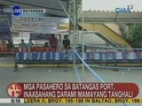 UB: Mga pasahero sa Batangas Port, inaasahang darami mamayang tanghali