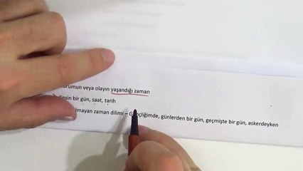 Hikaye nasıl yazılır? - 5 - Zaman