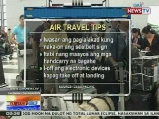 NTG: Alamin ang ilang air travel tips