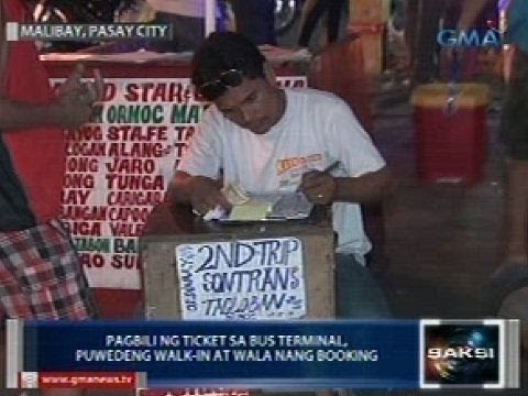 Saksi: Biyahe ng mga ordinary bus sa mga terminal sa Pasay, pwedeng walk-in at wala nang booking