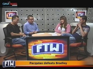 FTW: Pacquiao defeats Bradley