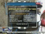 NTG: Ilang bahagi ng Metro Manila, mawawalan ng tubig ngayong araw hanggang Sabado
