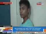 NTG: Pinaghihinalaang miyembro ng Abu Sayyaf kidnap for ransom group, inaresto