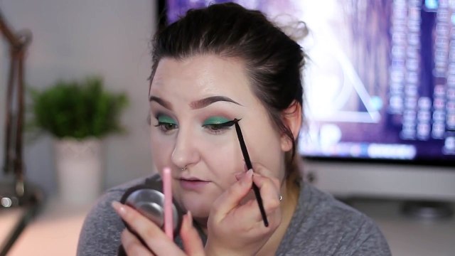 Teal Spring Makeup Tutorial RawBeautyKristi