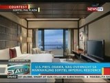 BP: U.S. Pres. Obama, nag-overnight sa mamahaling Sofitel Imperial Residence