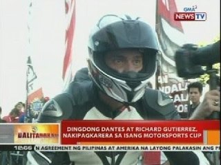 Dingdong Dantes at Richard Gutierrez, nakipagkarera sa isang Motorsports cup