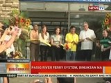 BT: Pasig River ferry system, binuksan na