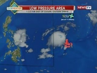 GMA weather update as of 12:18pm (April 20, 2014)