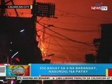 Libu-libong pamilya sa Caloocan at Malabon, nawalan ng bahay matapos masunugan; 1 patay