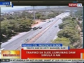 BT: Trapiko sa SLEX, lumuwag daw simila 8:00 a.m.