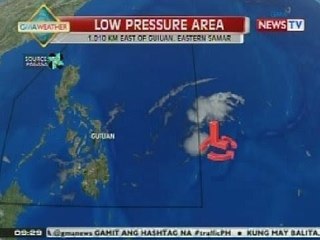 NTG: Isang LPA, posibleng pumasok sa PAR ngayong araw