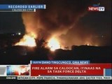 Fire alarm sa Caloocan, itinaas na sa Task Force Delta