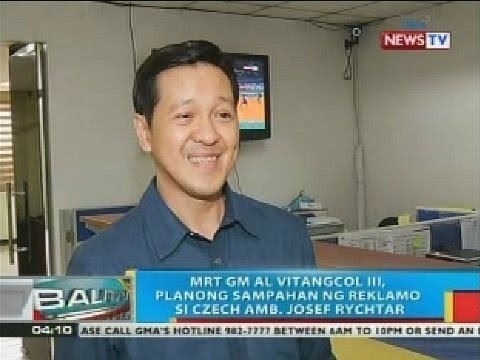 MRT GM Al Vitangcol III, planong sampahan ng reklamo si Czech Amb. Josef Rychtar