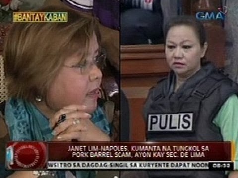 Bahagi umano nina Sen. Enrile, Estrada at Revilla sa pork barrel scam, kinumpirma raw ni Napoles