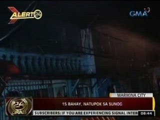 24 Oras: 15 bahay, natupok sa sunog