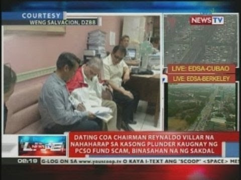 Reynaldo Villar na nahaharap sa kasong plunder kaugnay ng PCSO fund scam, binasahan na ng sakdal