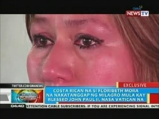 Costa Rican na nakatanggap ng milagro mula kay Blessed John Paul II, nasa Vatican na