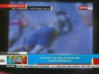 BP: 4 patay sa salpukan ng 2 motorsiklo sa Pototan, Iloilo