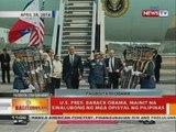 BT: U.S. Pres. Barack Obama, mainit na sinalubong ng mga opisyal ng Pilipinas
