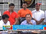 BP: Lee at Raz, iniharap ng NBI sa media, 2 araw matapos maaresto sa Eastern Samar