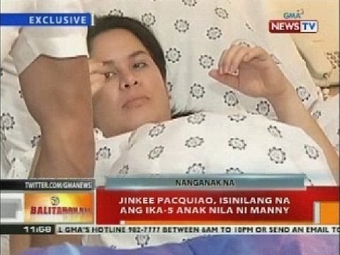 Jinkee Pacquiao, isinilang na ang ika-5 anak nila ni Manny