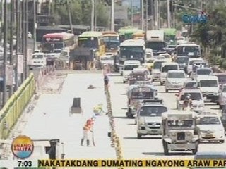 UB: Mga kalyeng dadaanan ng convoy ni US Pres. Obama, inayos