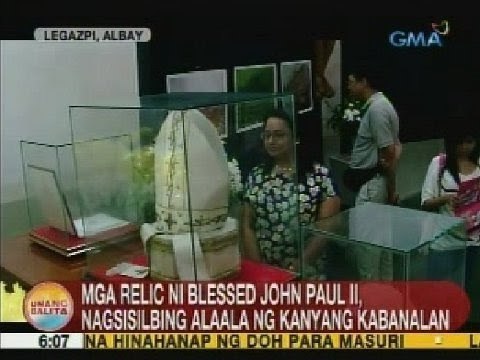 UB: Mga relic ni Blessed John Paul II, nagsisilbing alaala ng kanyang kabanalan