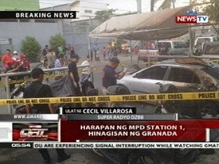 QRT: MPD Station 1, hinagisan ng granada
