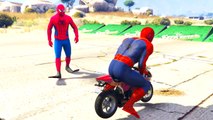 Comptines Bébé - Dessin animé francais Motos colorées et Spiderman Mcqueen Cars| Colors fo