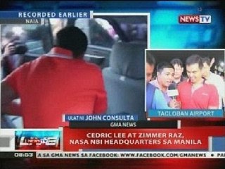 NTVL: Cedric Lee at Zimmer Raz, nasa NBI headquarters sa Manila