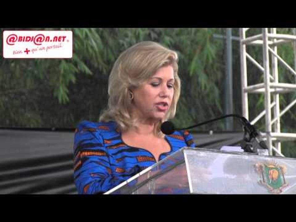Cérémonie de réouverture du lycée International Jean Mermoz: discours de Mme Dominique Ouattara