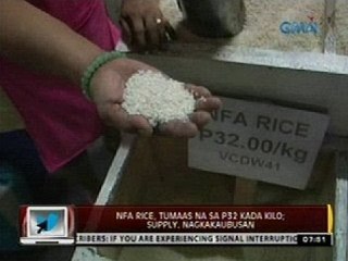NFA rice, tumaas na sa P32 kada kilo; supply, nagkakaubusan