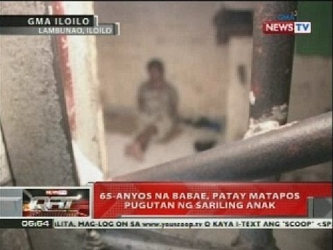 QRT: 65-anyos na babae, patay matapos pugutan ng sariling anak