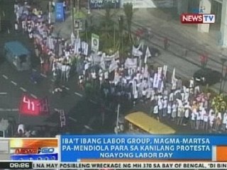 NTG: Labor groups, magma-martsa para sa kanilang protesta ngayong Labor Day