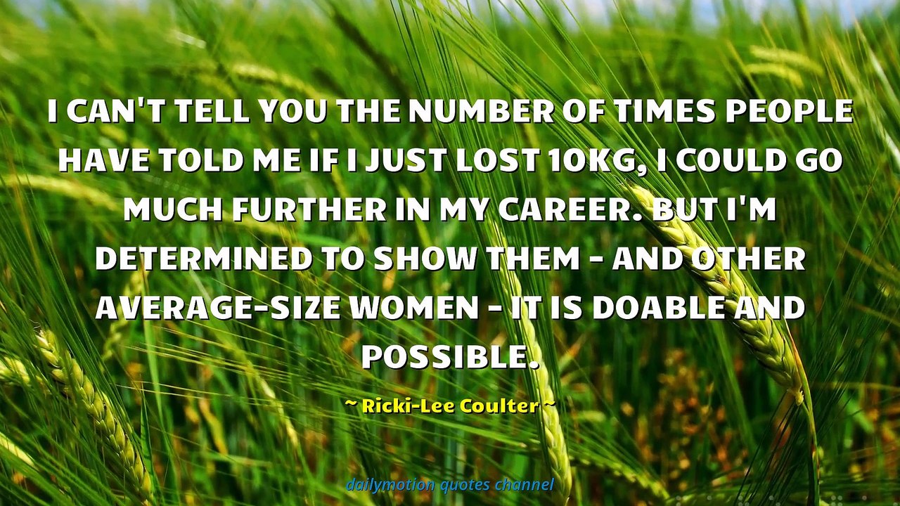 Ricki-Lee Coulter Quotes #1