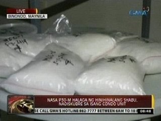 Nasa P30-M halaga ng hinihinalang shabu, nadiskubre sa isang condo unit