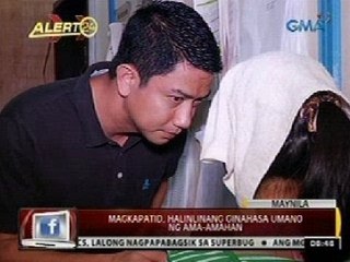 Magkapatid, halinhinang ginahasa umano ng ama-amahan