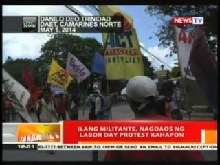 BT: Ilang militante, nagdaos ng Labor Day protest kahapon