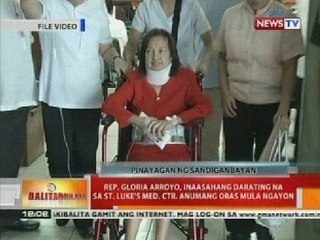 BT: Rep. Gloria Arroyo, ilang araw nang iniinda ang hirap sa pag-ihi