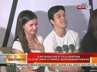 BT: Elmo Magalona at Janine Gutierrez, nagkakamabutihan na