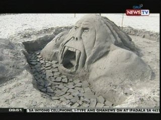 Sand art at rock balancing, kabilang sa mga klase ng Ephemeral Art
